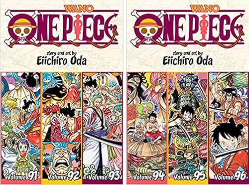 One Piece 3-in-1 Edition 12-book Manga Set 21-32: Vol. 61-96 by